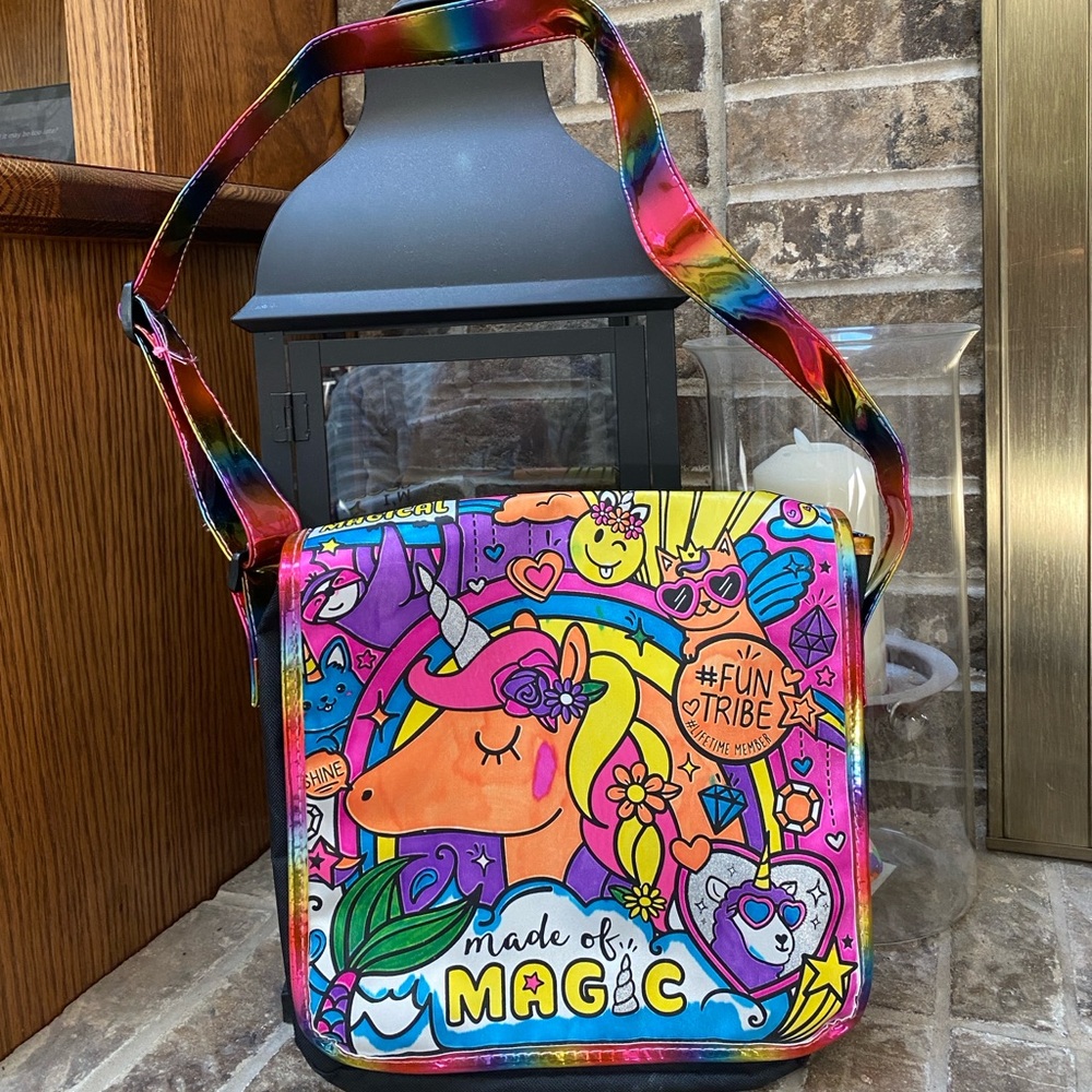 Unicorn Messenger Bag Adjustable Strap